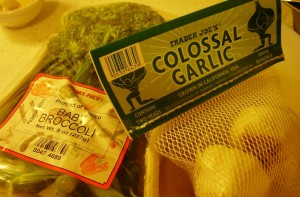 Broccoli and Garlic From Trader Joe's