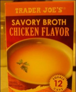 package of chicken broth liquid concentrate