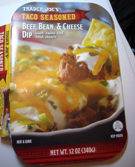 Trader Joes Beef, Bean and Cheese Dip