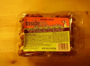 Trader Joe's Inside Out Carrot Cake Cookies