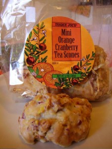 Trader Joe's Mini Orage Cranberry Tea Scones