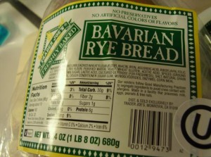 Trader Joe's Bavarian Rye Bread 