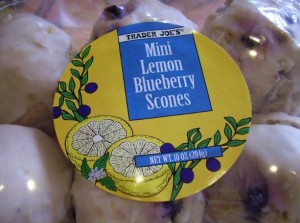 Trader Joe's Lemon Blueberry Scones