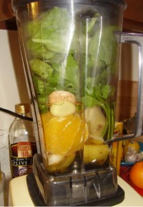 Vita-Mix Raw Green Smoothie: Spinach & Ginger