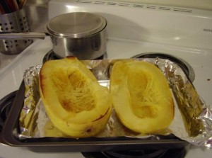 Cooked Spaghetti Squash